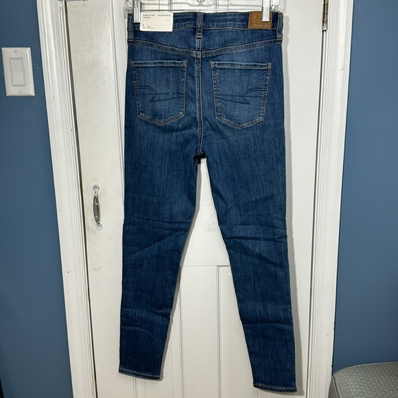 AMERICAN EAGLE NEXT LEVEL STRETCH SUPER HI-RISE JEGGING JEANS NEW W/ TAGS SIZE 6 - Picture 4 of 4